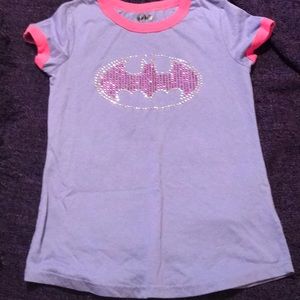 Purple xl/(14/16) girls Batman shirt